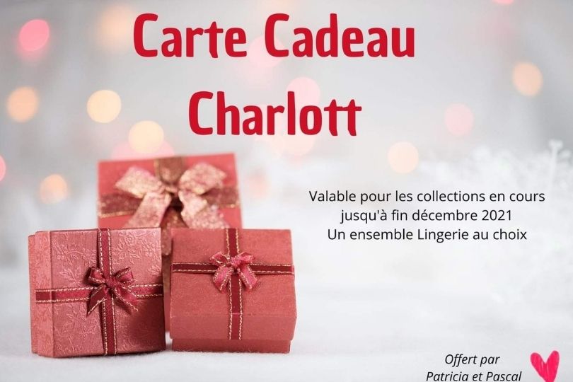 Carte Cadeau Charlott' personnalisée pour faire plaisir à Noël Noël