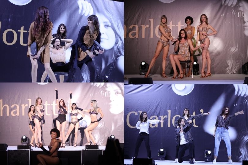 Défilé de lancement de la collection Charlott' lingerie et vêtements printemps 2022